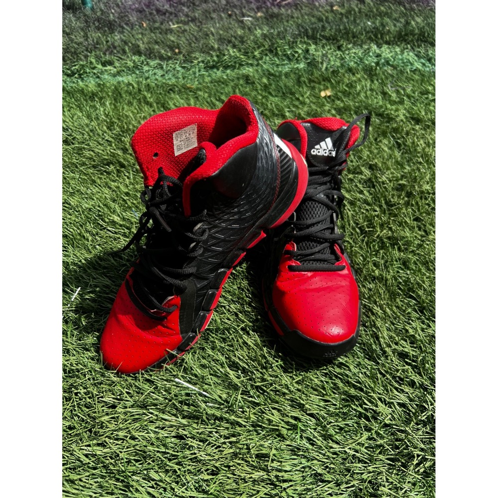 Adidas D Rose 4.5 Mens Basketball Shoes Red Black G33229 Size 10 High Top